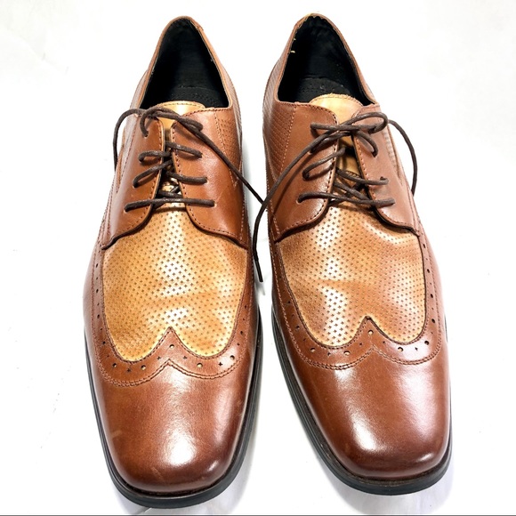stacy adams wingtip dress shoes